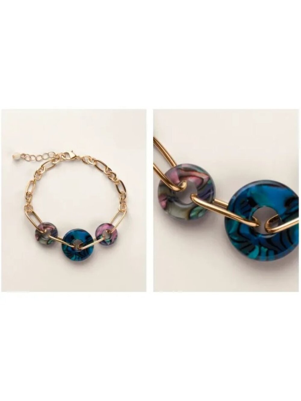 Avon Studio 1886 Luminous Tides Link Bracelet-New In Box